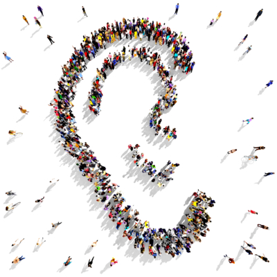 Large,Group,Of,People,Seen,From,Above,Gathered,Together,As